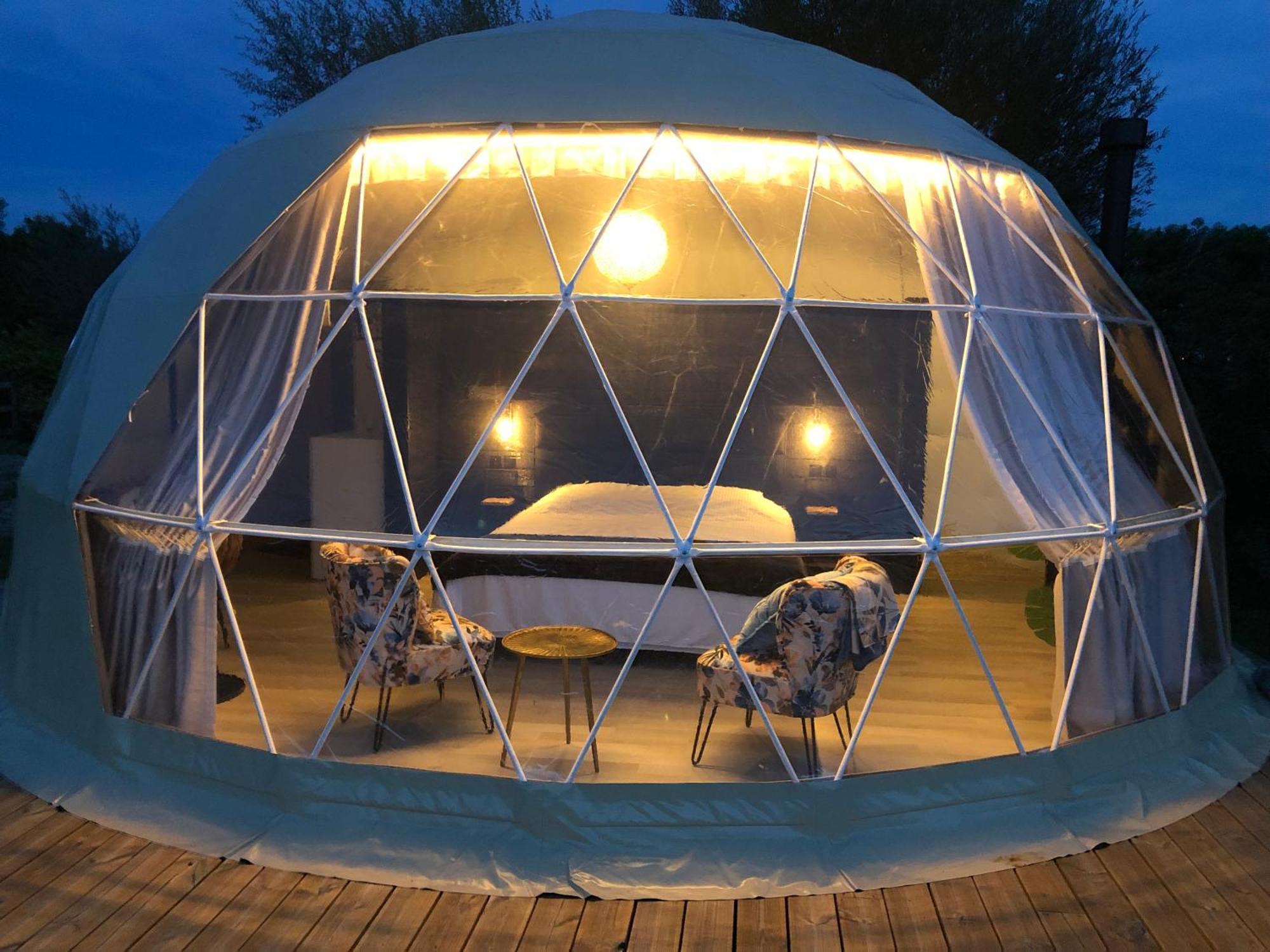Hotel Id Glamping De Coude Scheure à Middelkerke Extérieur photo